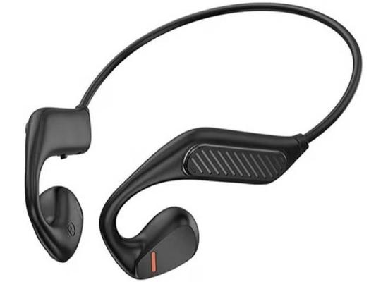 WIWU Q1 Air Conduction Wireless Headset, Bluetooth 5.2, Stereoscopic Voice, 2.4GHz Frequency, 120mAh Battery Capacity, Wide Applicability, Type-C - Black